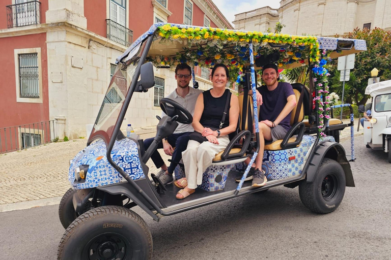 Lisbon: Multilingual Private TukTuk Tour with Live Guide Ultimate Lisbon & Belém Experience 04 hrs(Pick Up+Drop-off)*