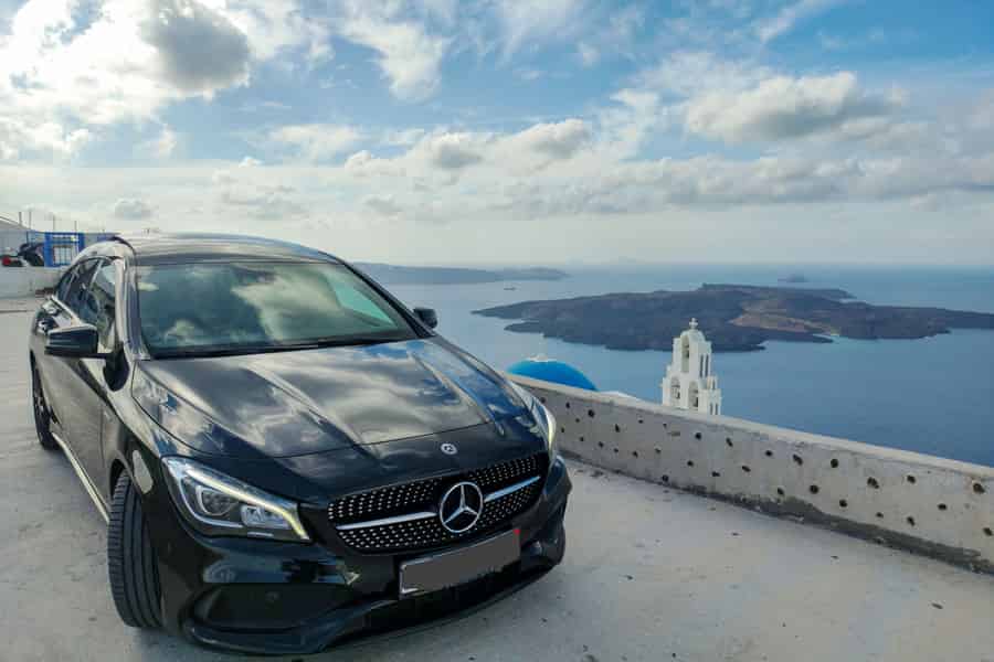 Santorini Private Transfers: 24/7 Wir sind für dich da. Foto: GetYourGuide Santorini Private Transfers: 24/7 Wir sind für dich da. Foto: GetYourGuide