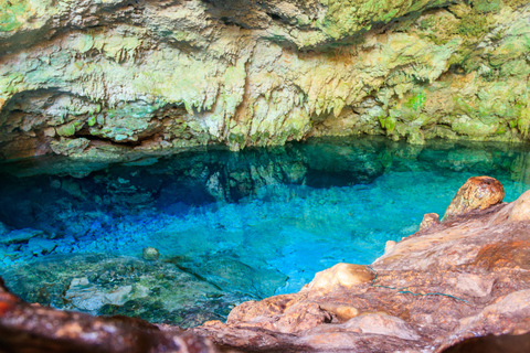 Secret Beach, Kuza Cave and Jozani forest with transfer