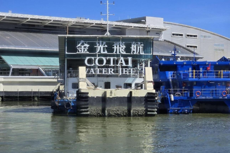 High-Speed Ferry Tickets Between Hong Kong and Macau First Class, Macau to HK (09:00–17:30)