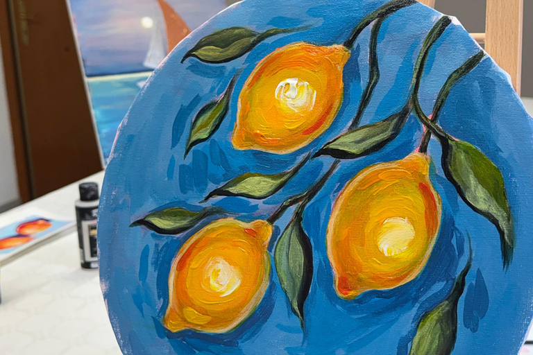 Alicante: Kunsttherapie-Workshop „Wein &amp; Malen”Alicante: Kunsttherapie-Workshop „Wein &amp; Malen“