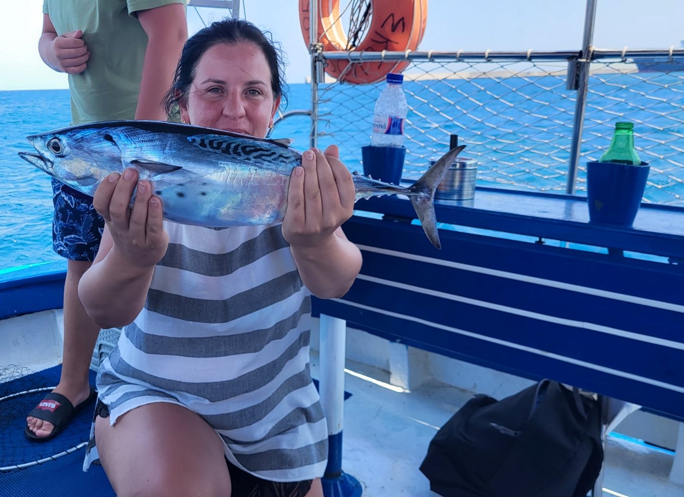 Rhodos: Fisketur, snorkling, grill og professionel guide