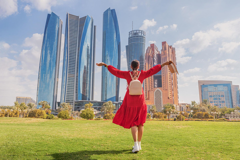 From Dubai: Abu Dhabi City Tour with Optional Lunch Abu Dhabi Tour with Qasr Al Watan Entry