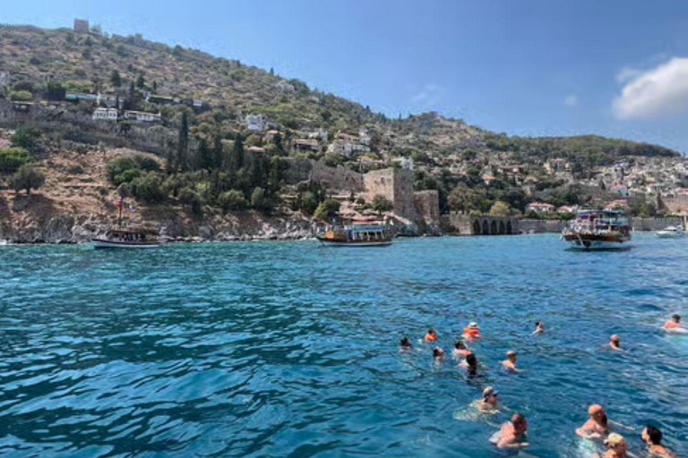 Alanya: Pirate Boat Tour with Swimming Stops & Caves PİRATE BOAT NO TRANSFER