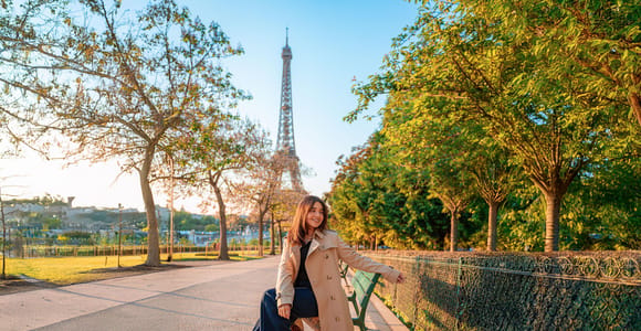 Paris: Professionelles Fotoshooting mit dem Eiffelturm