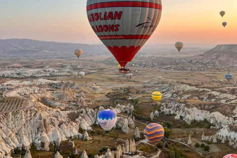 Zonsopgang ballonvaart in Cappadocië met champagneStandaard vlucht