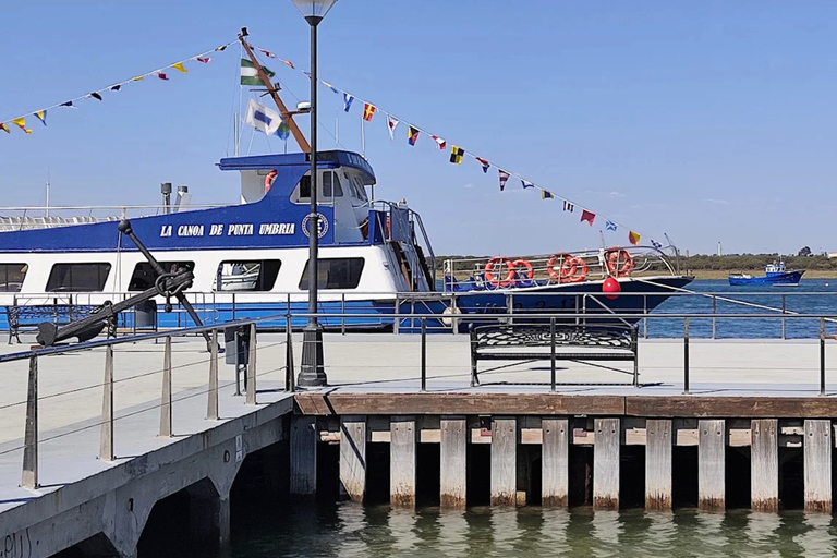 Huelva-Punta Umbria Bike Sightseeing Tour and Cruise Tour Huelva-Punta Umbria Sightseeing Tour and Boat Ride