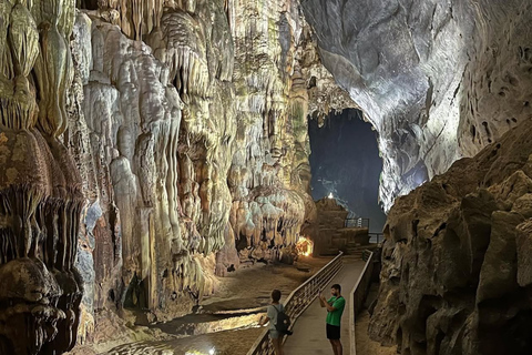 Phong Nha Cave & Paradise Cave: Guided Tour Boat & Explore Group Tour with Drop-Off in Hue