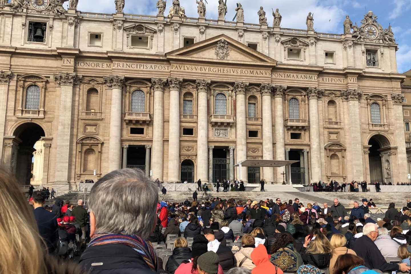 Личная встреча с Папой в Риме