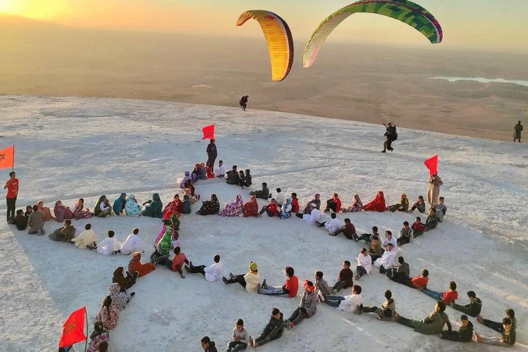 Fly over Aguergour: Extreme Tandem Paragliding with GoPro Sunset: Extreme Adrenaline Tandem Paragliding with GoPro