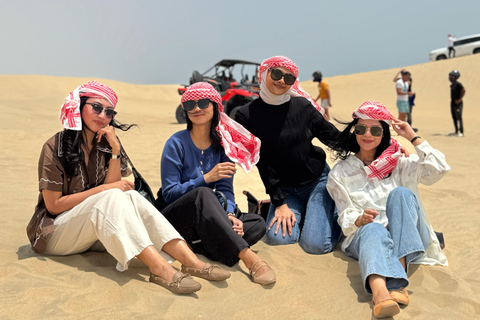 Desert Safari Qatar Camel Sandbording sunrise/sunset tour