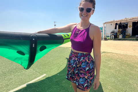 Djerba: Beginner Kitesurfing Lesson (Discovery Course) 2 hours Level 1 IKO