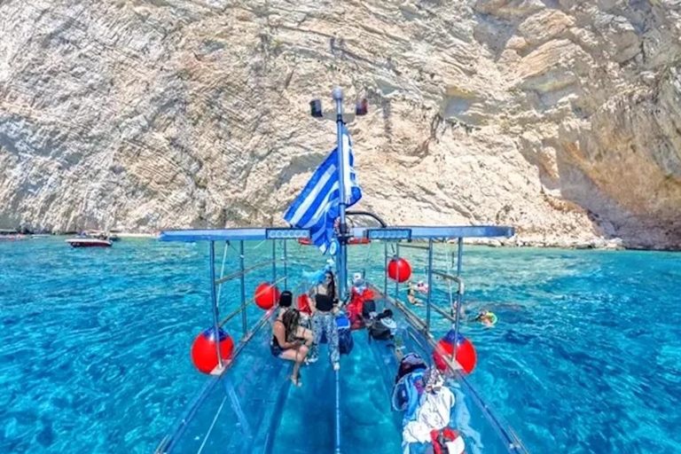 Zakynthos: Complete Clear boat Unique Experience and Swim