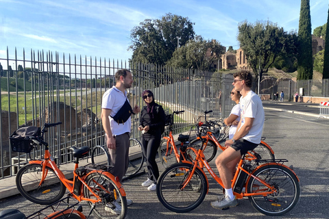 Roma: tour guiado en bici o bici eléctrica con guía localOpción de bicicleta
