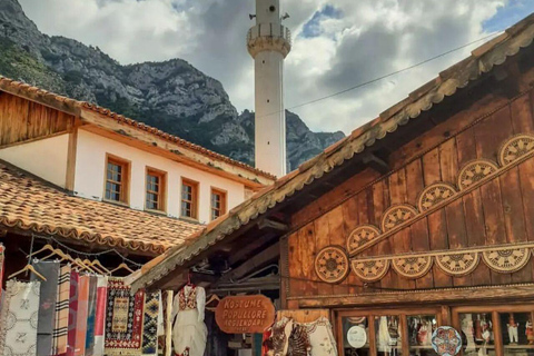 From Tirana/Durres/Golem: Kruja Castle & Old Bazaar Tour. From Tirana: Kruja Castle & Old bazaar Tour