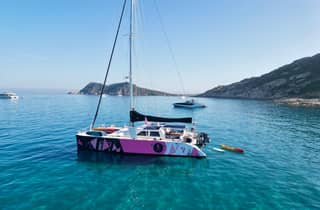 Côte d'Azur: Abendliche Katamaran-Kreuzfahrt mit Aperitif