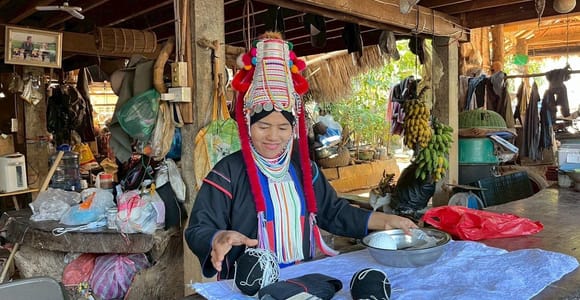 Chiang Rai: Akha Hill Tribe Village + Waterfall + Big Buddha