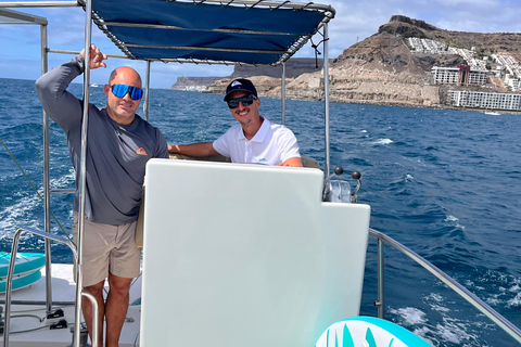 Gran Canaria: Catamaran trip with drinks, lunch, and snorkeling Gran Canaria Private Catamaran Excursion with Drinks, Lunch, and Snorkeling