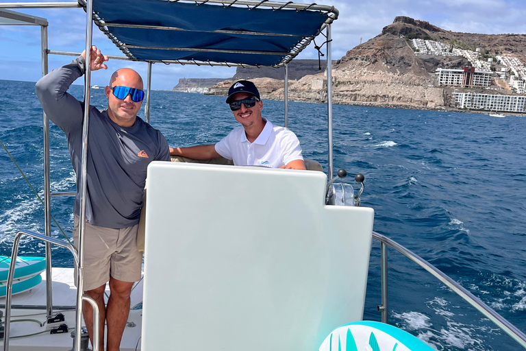 Gran Canaria: Catamaran trip with drinks, lunch, and snorkeling Gran Canaria Private Catamaran Excursion with Drinks, Lunch, and Snorkeling