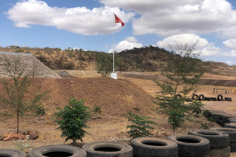 Nairobi: Dagsutflykt till Magadi-sjön med skjutbaneupplevelse