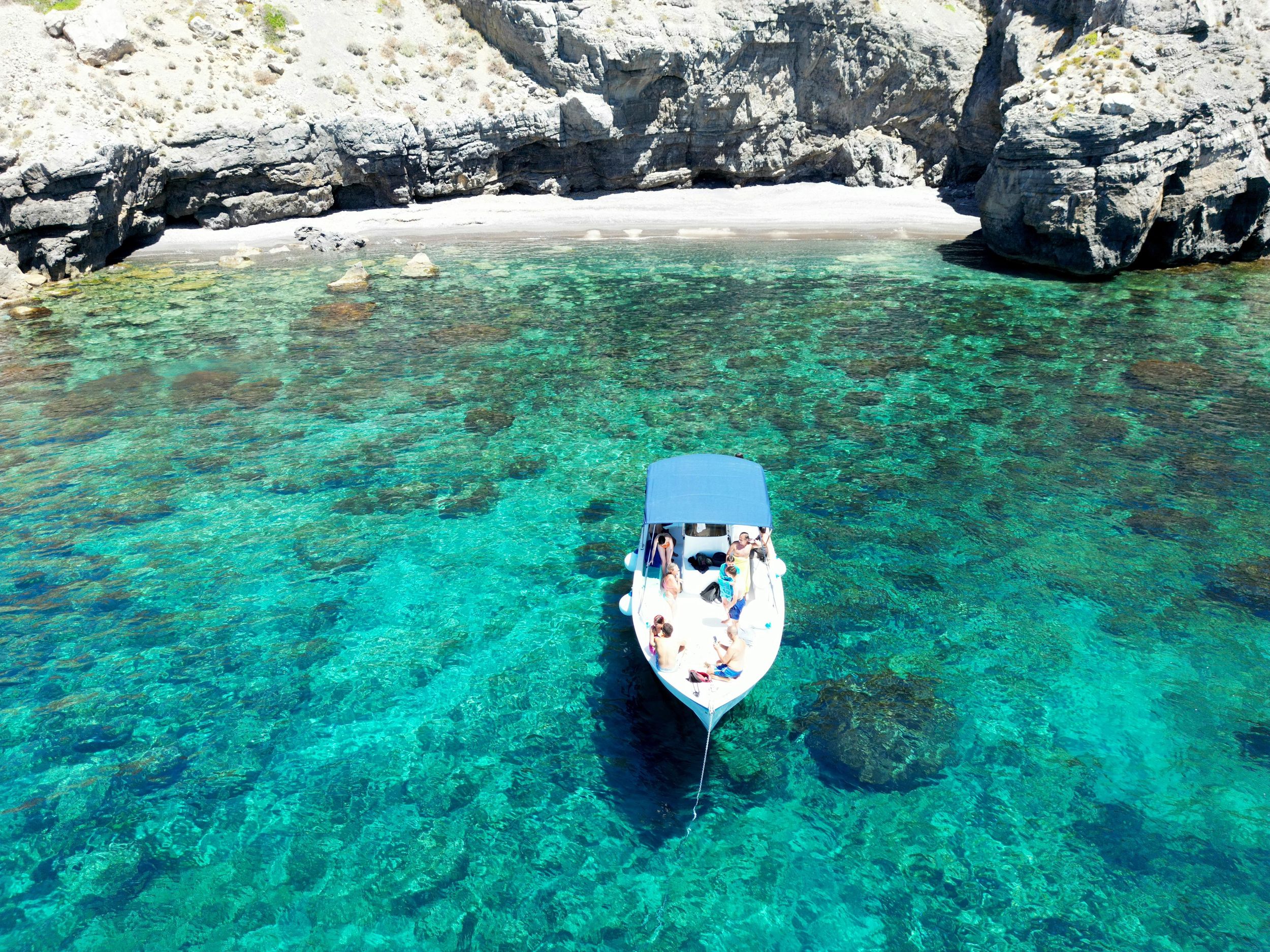 Bootstour nach Favignana & Levanzo mit Verkostung und Badestopp