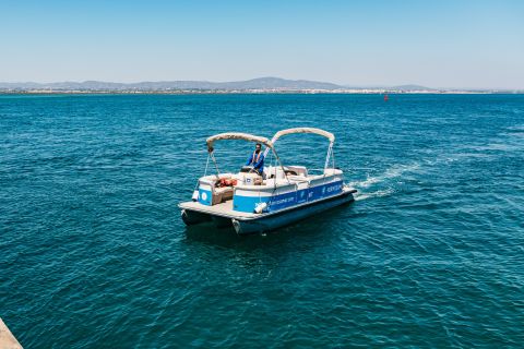 Faro: catamaran-boottocht naar Ilha Deserta en Ilha Farol