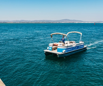 Faro: Deserta Island and Farol Island Catamaran Boat Trip