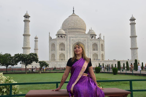 Taj Mahal, Agra sightseeing tour with transfer add-ons From Agra: Car, Guide, Entry Tickets, breakfast/lunch