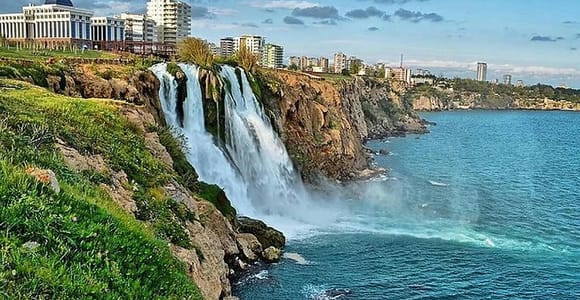 From Kemer: Antalya City Tour with Boat Trip & Waterfalls