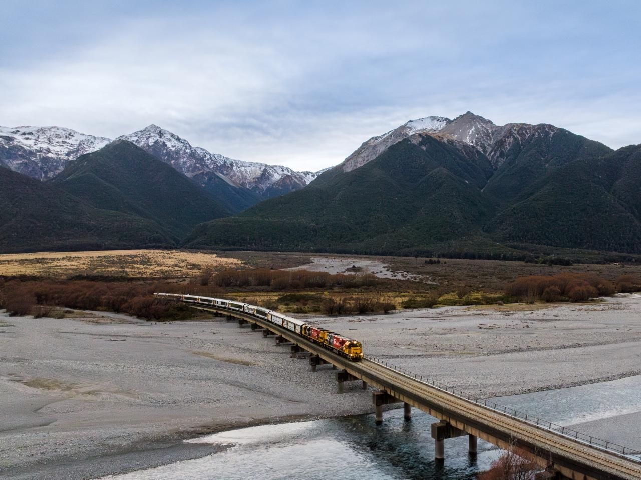 Christchurch nach Franz Josef, eine einfache Tour, inkl. TranzAlpine-Zug