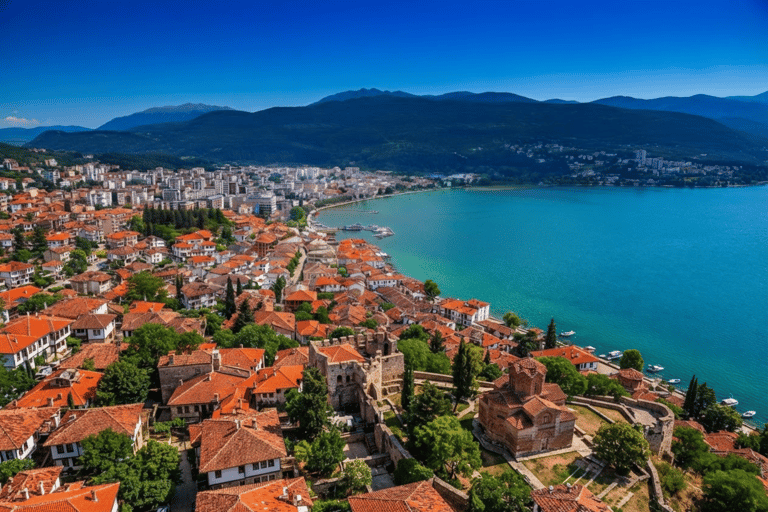 From Tirana: Ohrid Old Town, Castle & Fishing Full Day Tour