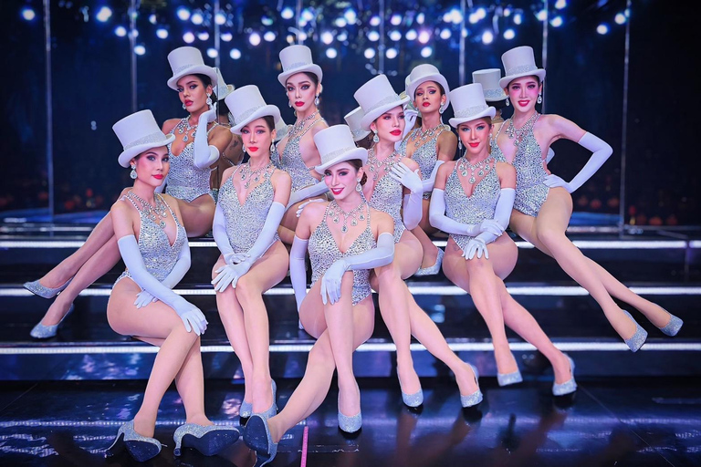 Calypso Cabaret en Asiatique: espectáculo de ladyboys en primera filaEspectáculo nocturno