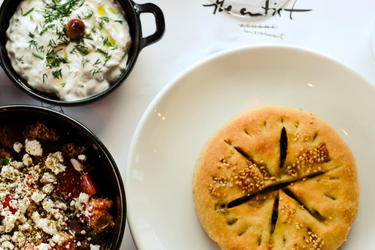 Griekse kookles met uitzicht op de AkropolisGrieks kookles diner met uitzicht op de Akropolis