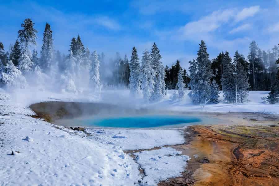 Salt Lake City: 4-tägige Wintertour zu Yellowstone & Grand Teton. Foto: GetYourGuide