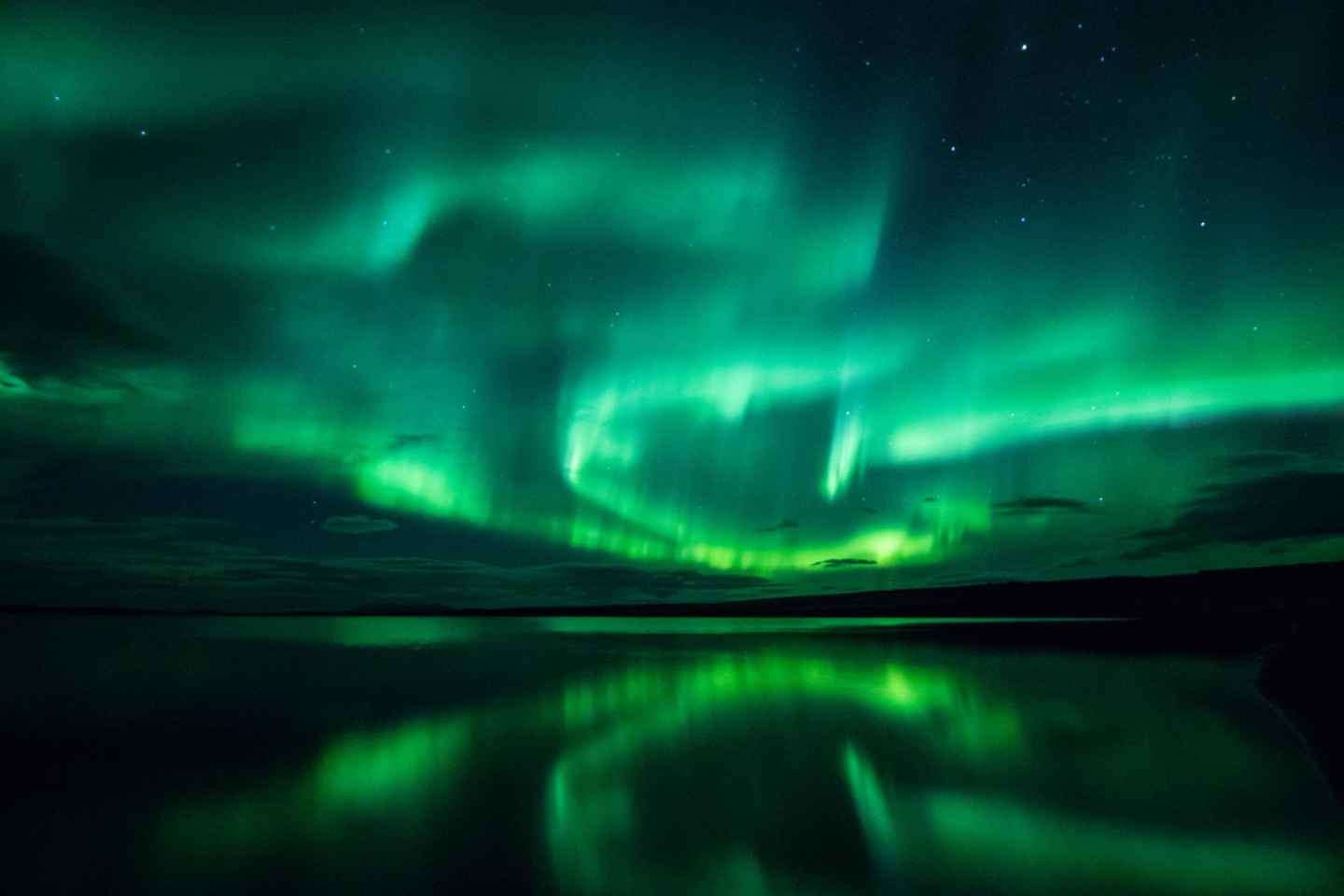 Akureyri: Northern Lights Hunt with Forest Lagoon Entry