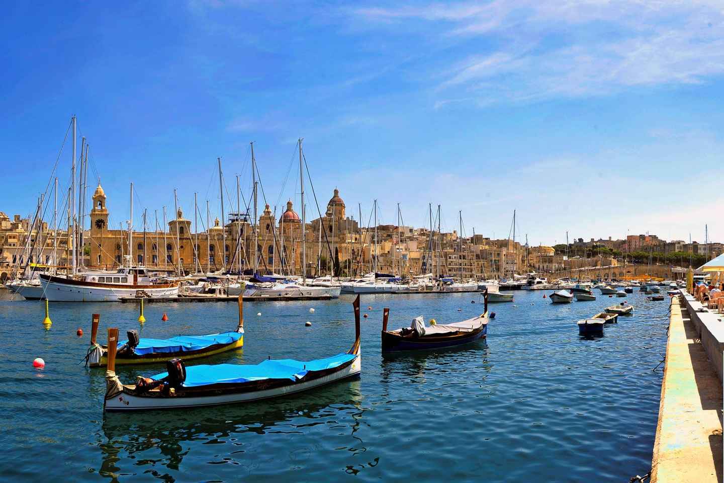 Valletta: 3 Cities Guided Tour & Grand Harbour Boat Tour