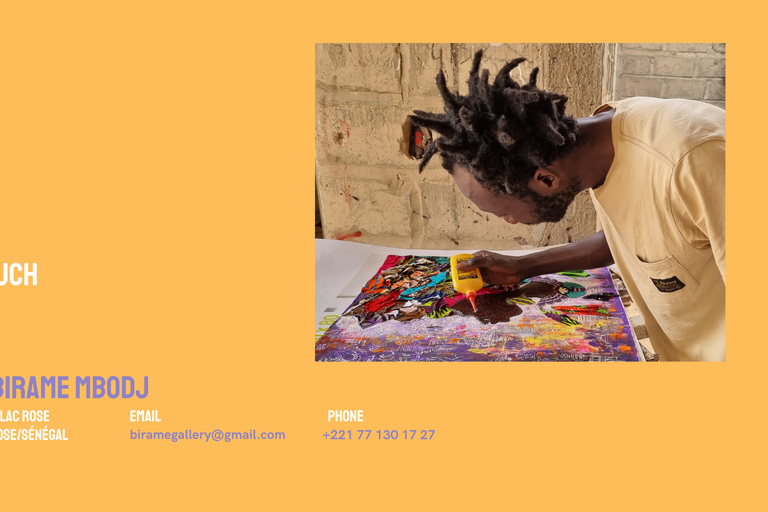 Lake Retba: Traditional-motif painting workshop + tea + pool access