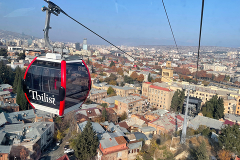 Tbilisi: Mtatsminda,Funicular tram,New cable car,Limonade