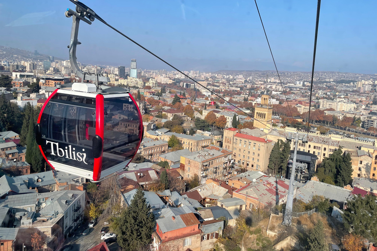 Tbilisi: Mtatsminda,Funicular tram,New cable car,Limonade