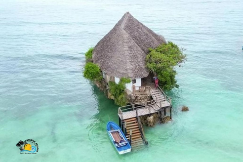 Zanzibar: Restaurante The Rock e passeio a nado na caverna Kuza