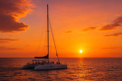 Hammamet: Sunset Catamaran Cruise with Hotel Pickup Pick up from Nabeul (Mrezga)