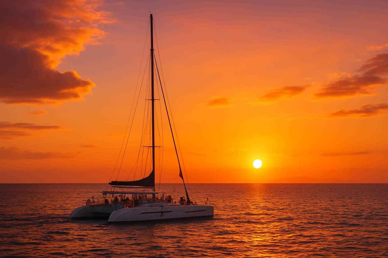 Hammamet: Sunset Catamaran Cruise with Hotel Pickup Pick up from Hammamet