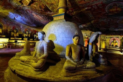 Sigiriya Rock& Cave Temple Discovery:All-Inclusive Adventure