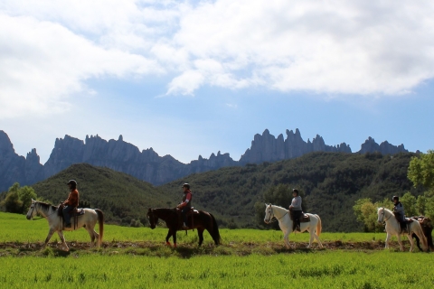 Barcelona: dagtocht wandelen en paardrijden in Montserrat