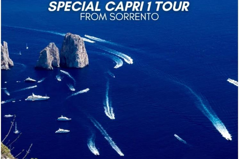 Au départ de Sorrente : tour en bateau à Capri avec temps libre sur l&#039;île