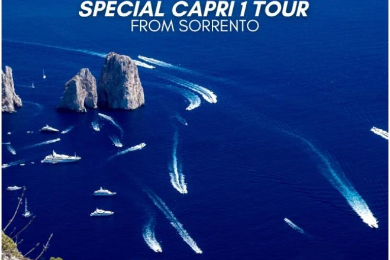 Från Sorrento: båttur till Capri med fri tid på ön