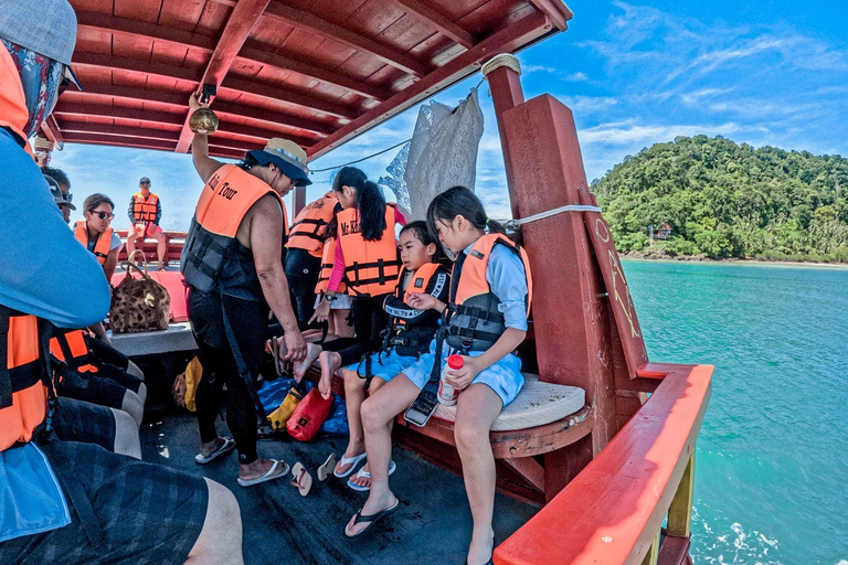 Z Koh Chang: 4 wyspy Snorkel &amp; Beach Tour dużą łodziąRejs wycieczkowy na 4 wyspy: Z transferem do hotelu
