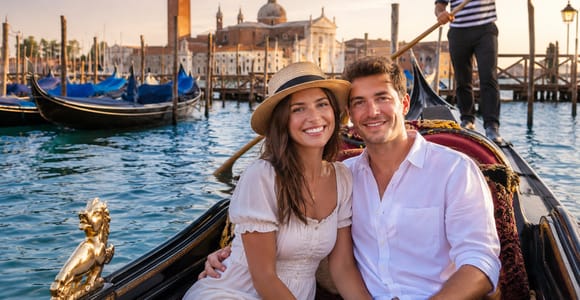 Private Gondola Ride plus Private Walking Tour in Venice