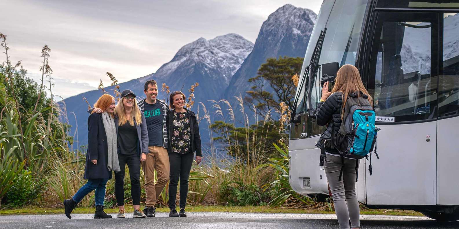 From Te Anau: Milford Sound Coach Tour and Cruise