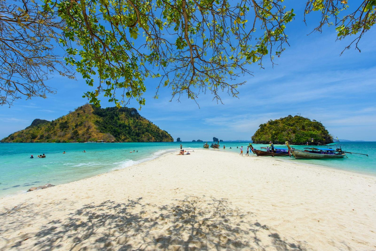 Au départ de Krabi : Les îles Phi Phi et les 4 îles - Excursion d'une journée pour les lève-tôtAu départ de Krabi : Croisière de jour pour les Îles Phi Phi (Early Bird) et déjeuner